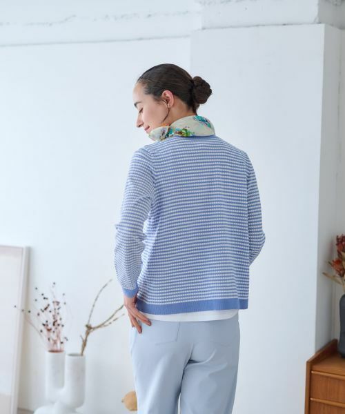 CARA O CRUZ / キャラ・オ・クルス カーディガン・ボレロ | ボーダーカーディガン【CoC by CARA O CRUZ】 | 詳細11