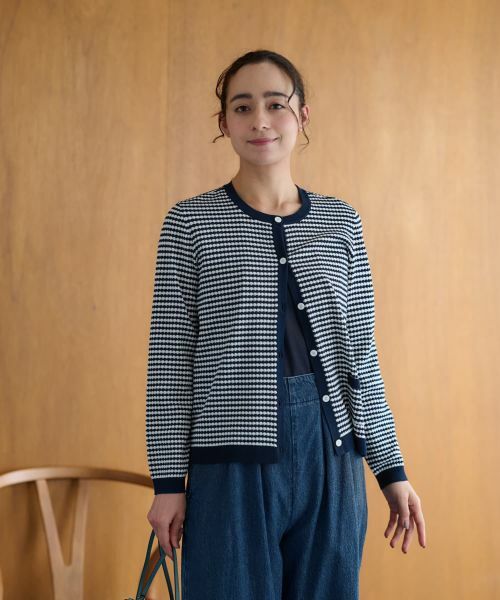 CARA O CRUZ / キャラ・オ・クルス カーディガン・ボレロ | ボーダーカーディガン【CoC by CARA O CRUZ】 | 詳細12