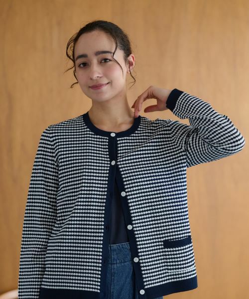 CARA O CRUZ / キャラ・オ・クルス カーディガン・ボレロ | ボーダーカーディガン【CoC by CARA O CRUZ】 | 詳細13