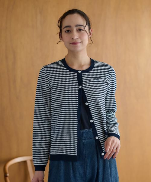 CARA O CRUZ / キャラ・オ・クルス カーディガン・ボレロ | ボーダーカーディガン【CoC by CARA O CRUZ】 | 詳細14