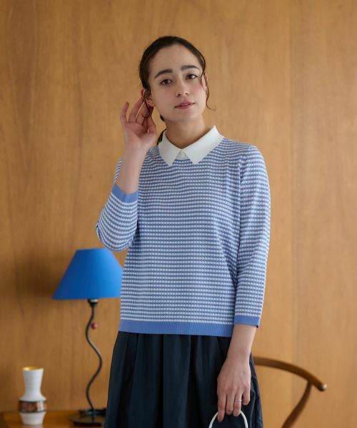 CARA O CRUZ / キャラ・オ・クルス ニット・セーター | ボーダーニット【CoC by CARA O CRUZ】 | 詳細10