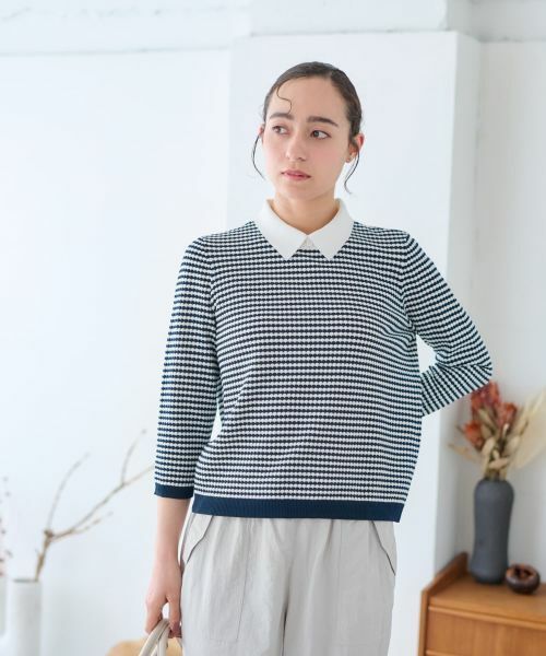 CARA O CRUZ / キャラ・オ・クルス ニット・セーター | ボーダーニット【CoC by CARA O CRUZ】 | 詳細2