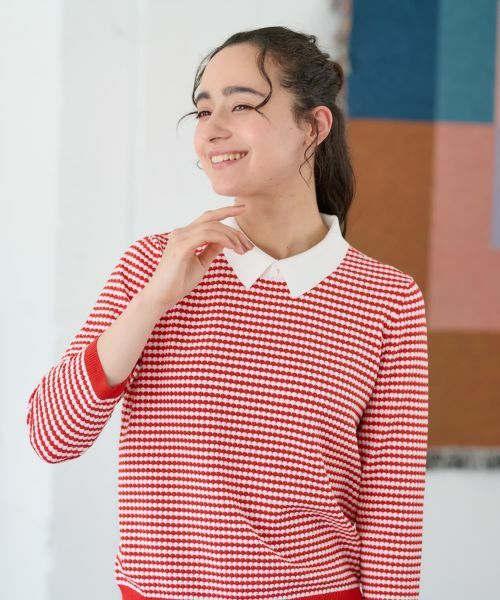 CARA O CRUZ / キャラ・オ・クルス ニット・セーター | ボーダーニット【CoC by CARA O CRUZ】 | 詳細5