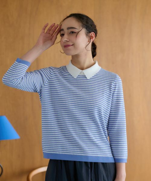 CARA O CRUZ / キャラ・オ・クルス ニット・セーター | ボーダーニット【CoC by CARA O CRUZ】 | 詳細9