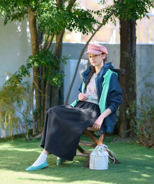 CARA O CRUZ / キャラ・オ・クルス ミニ・ひざ丈スカート | 【撥水】 洗える ウエストゴムフレアスカート【CoC by CARA O CRUZ】 | 詳細15