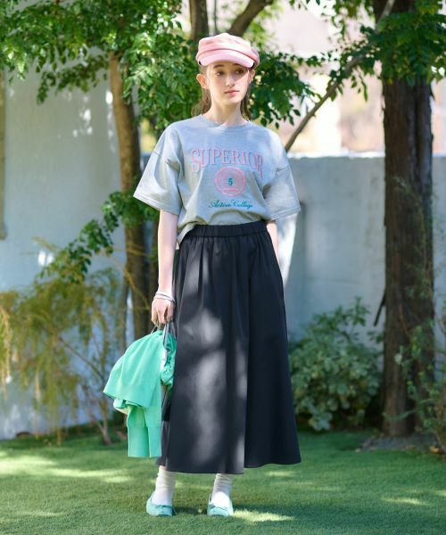 CARA O CRUZ / キャラ・オ・クルス ミニ・ひざ丈スカート | 【撥水】 洗える ウエストゴムフレアスカート【CoC by CARA O CRUZ】 | 詳細17