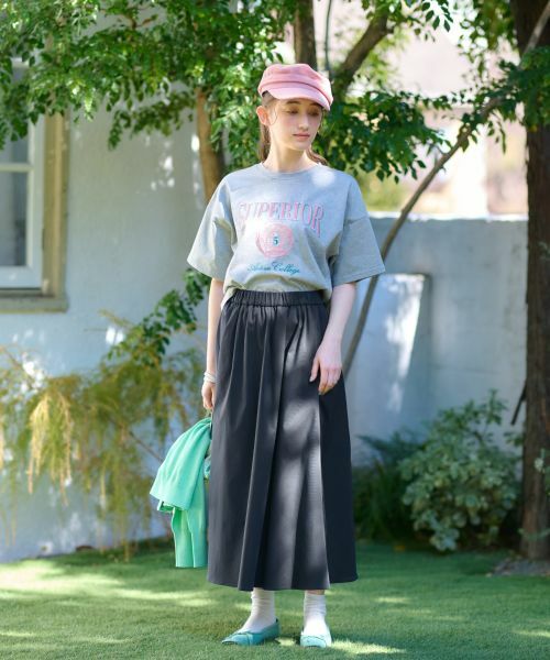 CARA O CRUZ / キャラ・オ・クルス ミニ・ひざ丈スカート | 【撥水】 洗える ウエストゴムフレアスカート【CoC by CARA O CRUZ】 | 詳細18