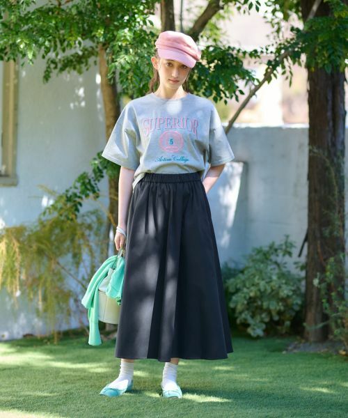 CARA O CRUZ / キャラ・オ・クルス ミニ・ひざ丈スカート | 【撥水】 洗える ウエストゴムフレアスカート【CoC by CARA O CRUZ】 | 詳細20