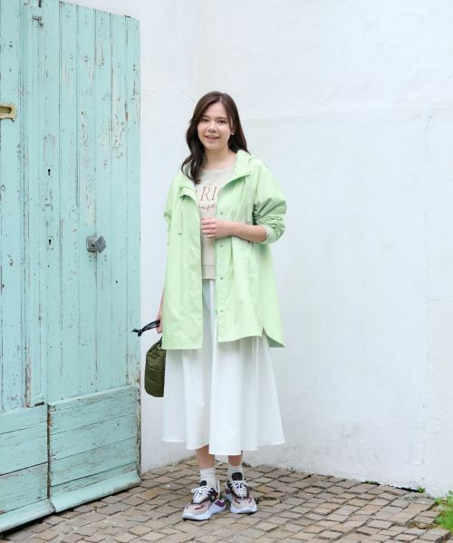 CARA O CRUZ / キャラ・オ・クルス ミニ・ひざ丈スカート | 【撥水】 洗える ウエストゴムフレアスカート【CoC by CARA O CRUZ】 | 詳細24