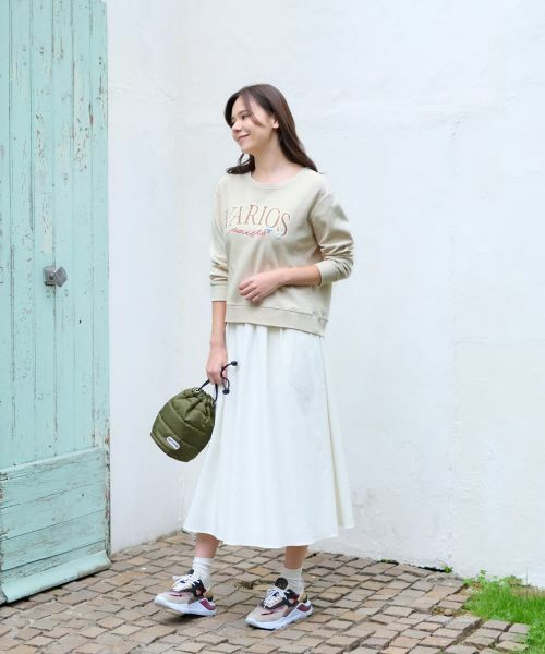 CARA O CRUZ / キャラ・オ・クルス ミニ・ひざ丈スカート | 【撥水】 洗える ウエストゴムフレアスカート【CoC by CARA O CRUZ】 | 詳細30