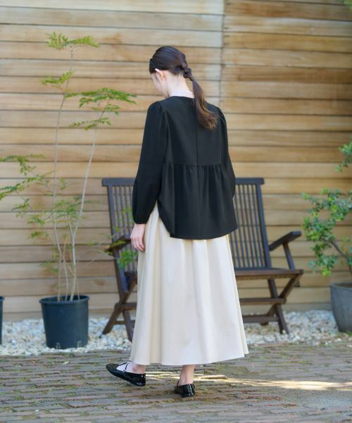 CARA O CRUZ / キャラ・オ・クルス ミニ・ひざ丈スカート | 【撥水】 洗える ウエストゴムフレアスカート【CoC by CARA O CRUZ】 | 詳細9