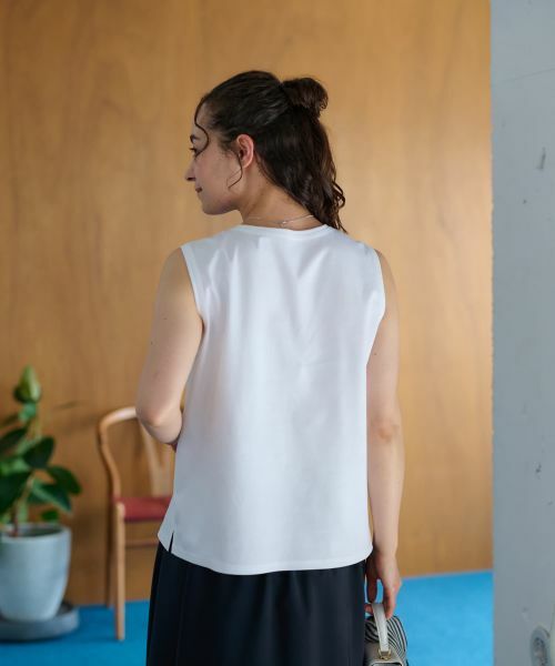 CARA O CRUZ / キャラ・オ・クルス カットソー | ノースリーブカットソー【CoC by CARA O CRUZ】 | 詳細8