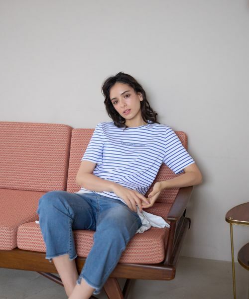 CARA O CRUZ / キャラ・オ・クルス カットソー | ボーダーカットソー【CoC by CARA O CRUZ】 | 詳細1