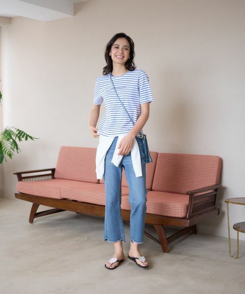 CARA O CRUZ / キャラ・オ・クルス カットソー | ボーダーカットソー【CoC by CARA O CRUZ】 | 詳細11