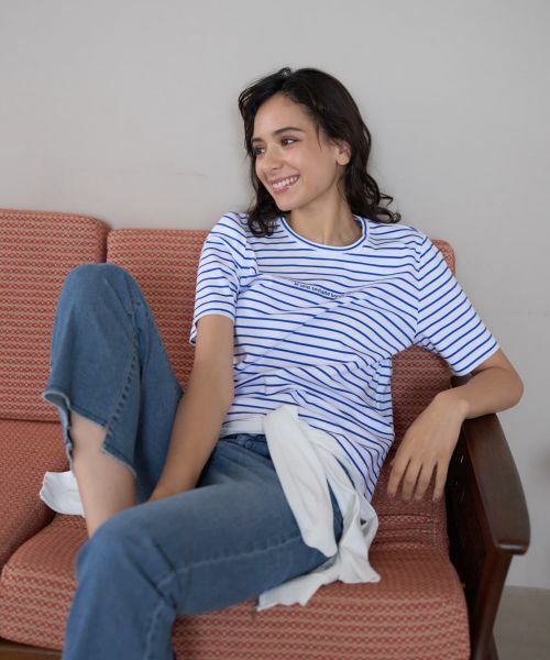 CARA O CRUZ / キャラ・オ・クルス カットソー | ボーダーカットソー【CoC by CARA O CRUZ】 | 詳細3