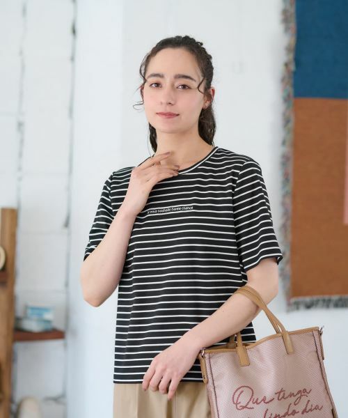 CARA O CRUZ / キャラ・オ・クルス カットソー | ボーダーカットソー【CoC by CARA O CRUZ】 | 詳細6