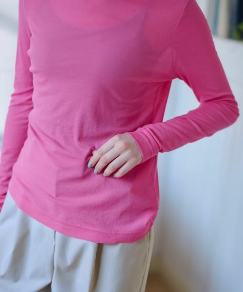 CARA O CRUZ / キャラ・オ・クルス カットソー | 洗える メッシュカットソー【CoC by CARA O CRUZ】 | 詳細28