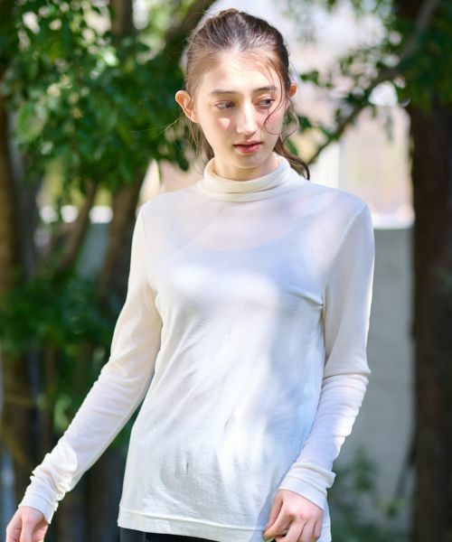 CARA O CRUZ / キャラ・オ・クルス カットソー | 洗える メッシュカットソー【CoC by CARA O CRUZ】 | 詳細6