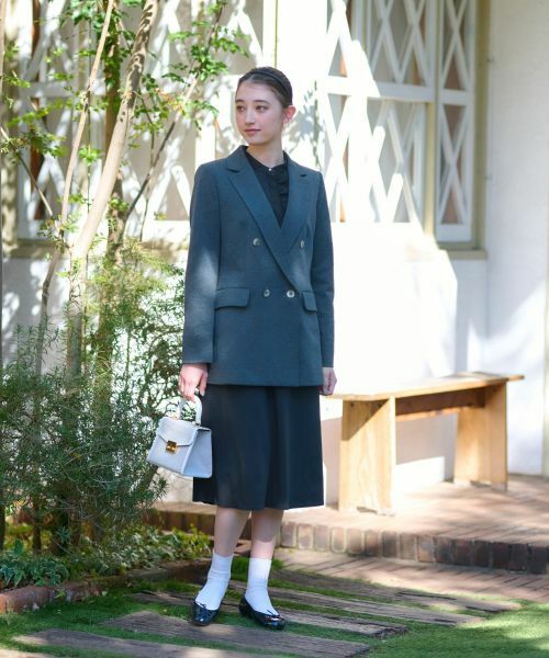 CARA O CRUZ / キャラ・オ・クルス ドレス | 洗える 前立フリルワンピース【セレモニー】 | 詳細15