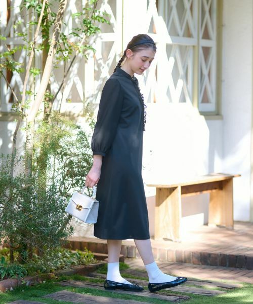 CARA O CRUZ / キャラ・オ・クルス ドレス | 洗える 前立フリルワンピース【セレモニー】 | 詳細19