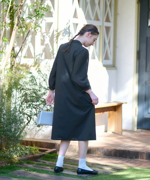 CARA O CRUZ / キャラ・オ・クルス ドレス | 洗える 前立フリルワンピース【セレモニー】 | 詳細20