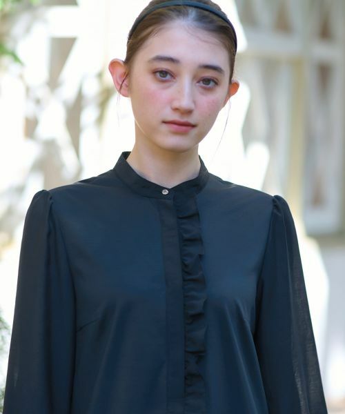 CARA O CRUZ / キャラ・オ・クルス ドレス | 洗える 前立フリルワンピース【セレモニー】 | 詳細25