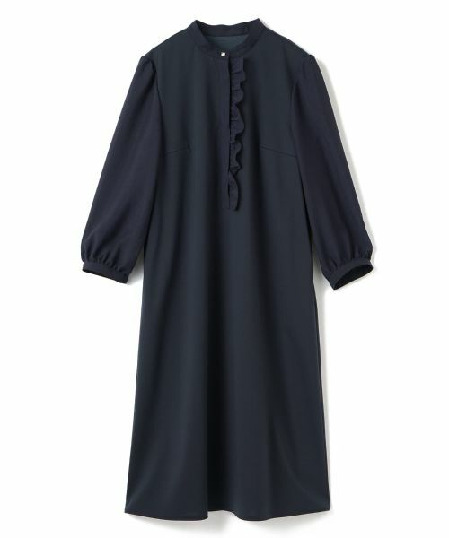 CARA O CRUZ / キャラ・オ・クルス ドレス | 洗える 前立フリルワンピース【セレモニー】 | 詳細29