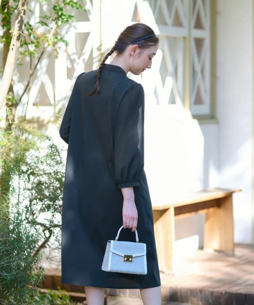 CARA O CRUZ / キャラ・オ・クルス ドレス | 洗える 前立フリルワンピース【セレモニー】 | 詳細8