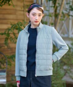 CARA O CRUZ / キャラ・オ・クルス テーラードジャケット | 異素材MIX中わたジャケット【CoC by CARA O CRUZ】