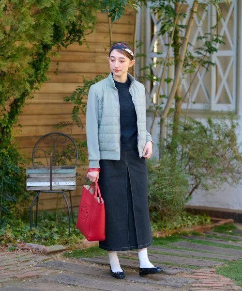 CARA O CRUZ / キャラ・オ・クルス テーラードジャケット | 異素材MIX中わたジャケット【CoC by CARA O CRUZ】 | 詳細21