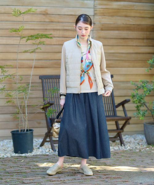 CARA O CRUZ / キャラ・オ・クルス テーラードジャケット | 異素材MIX中わたジャケット【CoC by CARA O CRUZ】 | 詳細27