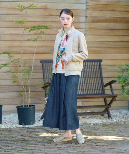 CARA O CRUZ / キャラ・オ・クルス テーラードジャケット | 異素材MIX中わたジャケット【CoC by CARA O CRUZ】 | 詳細28