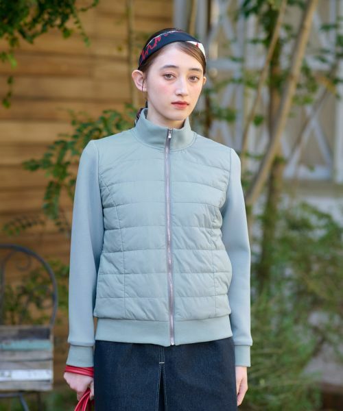 CARA O CRUZ / キャラ・オ・クルス テーラードジャケット | 異素材MIX中わたジャケット【CoC by CARA O CRUZ】 | 詳細6