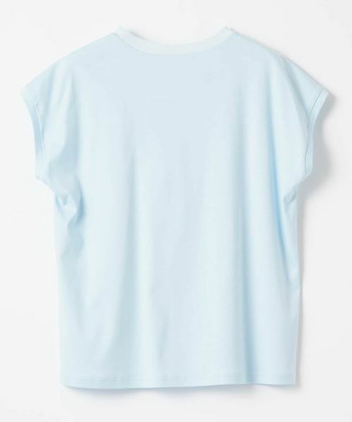 CARA O CRUZ / キャラ・オ・クルス カットソー | 【接触冷感】洗えるフレンチスリーブのロゴTシャツ【CoC by CARA O CRUZ】 | 詳細26