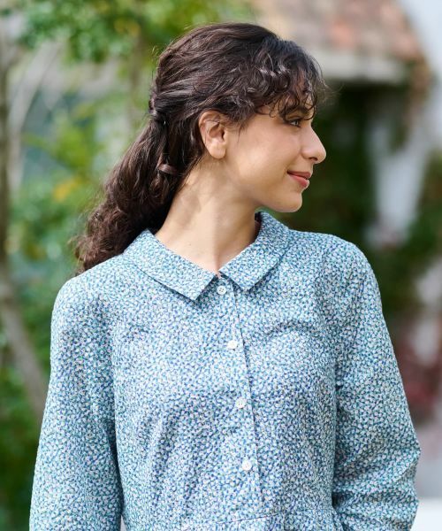 CARA O CRUZ / キャラ・オ・クルス ドレス | 小花柄シャツワンピース | 詳細18