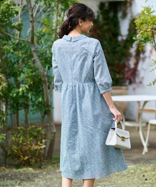 CARA O CRUZ / キャラ・オ・クルス ドレス | 小花柄シャツワンピース | 詳細6