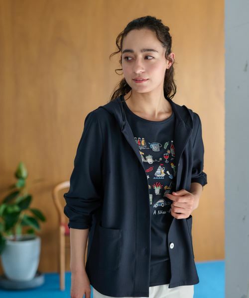 CARA O CRUZ / キャラ・オ・クルス シャツ・ブラウス | フーデッドブラウス【CoC by CARA O CRUZ】 | 詳細1