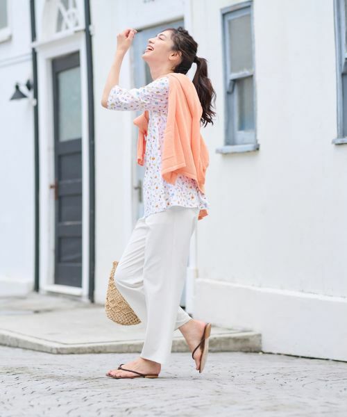 CARA O CRUZ / キャラ・オ・クルス その他パンツ | クロップドワイドパンツ【CoC by CARA O CRUZ】 | 詳細2