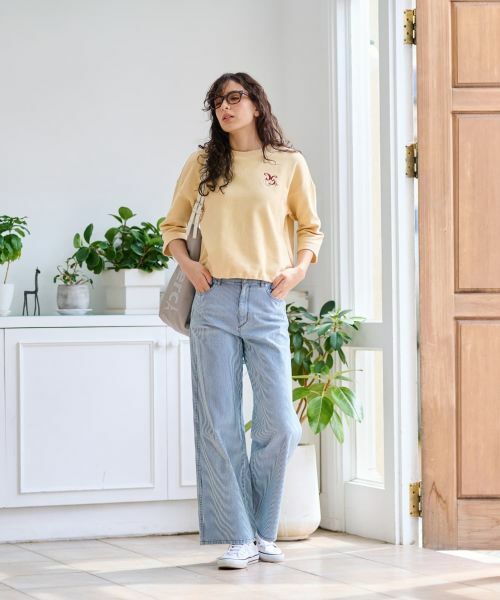 CARA O CRUZ / キャラ・オ・クルス カットソー | ロゴ刺繍カットソー | 詳細10