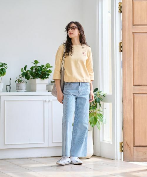 CARA O CRUZ / キャラ・オ・クルス カットソー | ロゴ刺繍カットソー | 詳細11