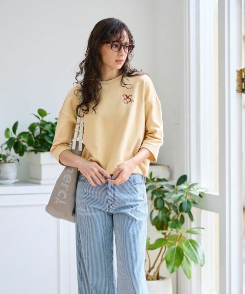 CARA O CRUZ / キャラ・オ・クルス カットソー | ロゴ刺繍カットソー | 詳細2