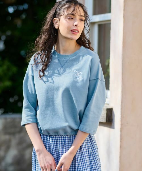 CARA O CRUZ / キャラ・オ・クルス カットソー | ロゴ刺繍カットソー | 詳細4