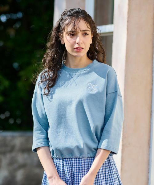 CARA O CRUZ / キャラ・オ・クルス カットソー | ロゴ刺繍カットソー | 詳細5