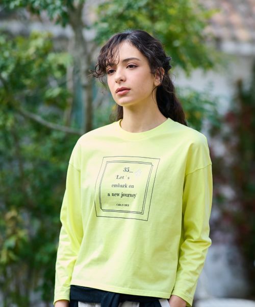 CARA O CRUZ / キャラ・オ・クルス カットソー | プリントカットソー【35th】 | 詳細2