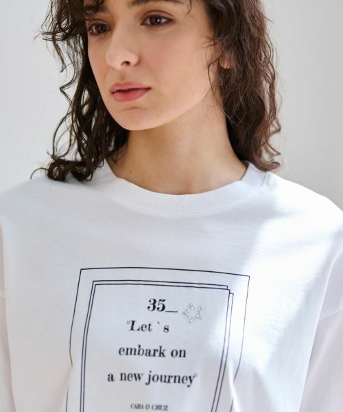 CARA O CRUZ / キャラ・オ・クルス カットソー | プリントカットソー【35th】 | 詳細23