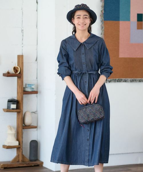 CARA O CRUZ / キャラ・オ・クルス ドレス | ピンタックワンピース | 詳細1