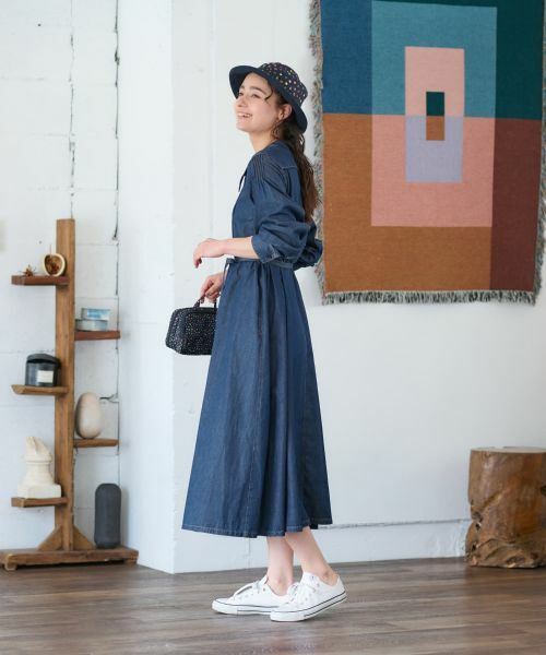 CARA O CRUZ / キャラ・オ・クルス ドレス | ピンタックワンピース | 詳細10