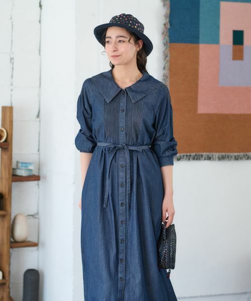 CARA O CRUZ / キャラ・オ・クルス ドレス | ピンタックワンピース | 詳細2