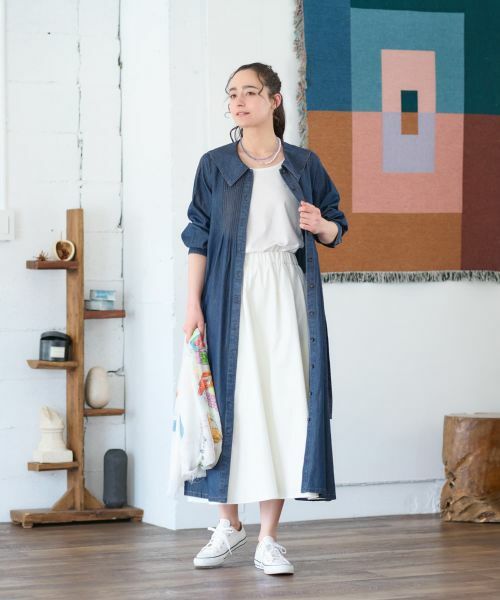 CARA O CRUZ / キャラ・オ・クルス ドレス | ピンタックワンピース | 詳細5