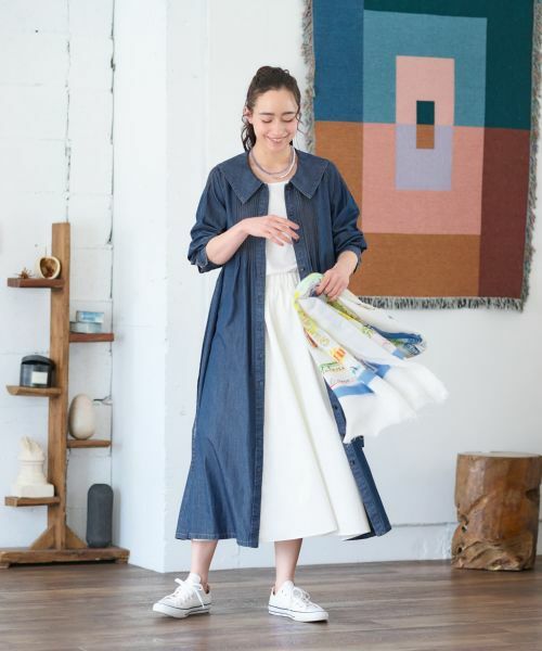 CARA O CRUZ / キャラ・オ・クルス ドレス | ピンタックワンピース | 詳細6